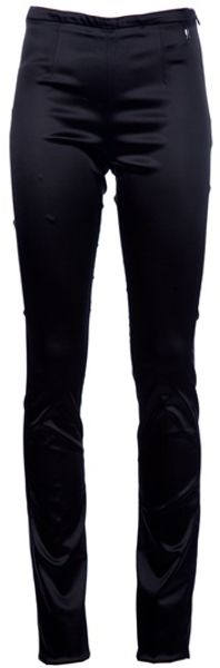 John Galliano Shiny Trousers - Lyst