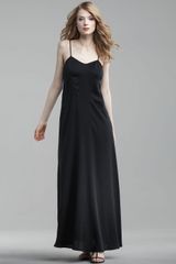 Theory Silk Maxi Dress