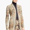 Missoni Long Pointelle Cardigan in Gray (khaki multi) - Lyst
