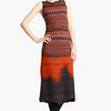 Missoni Knit Midi Dress in Red (red grey) - Lyst