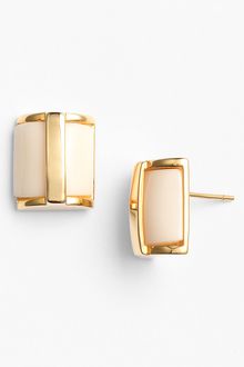 Tory Burch Column Resin Stud Earrings - Lyst