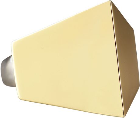 Elizabeth And James Cube Ring in Gold (6) - Lyst