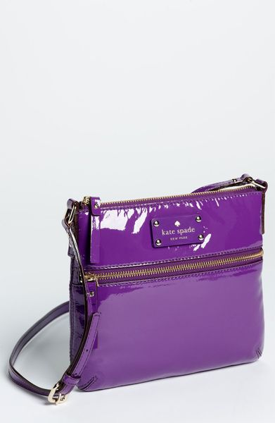 Kate Spade Flicker Tenley Patent Crossbody Bag in Purple (african ... Kate Spade Flicker Tenley Patent Crossbody Bag in Purple (african ...