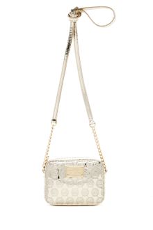 Michael by Michael Kors Jet Set Metallic Crossbody - Lyst