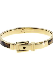 Michael Kors Buckle Bangle Tortoise - Lyst