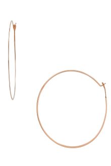 Michael Kors Whisper Medium Hoop Earrings Rose Golden - Lyst