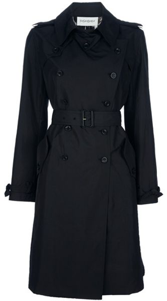 Yves Saint Laurent Trench Coat - Lyst