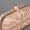 Alexander Mcqueen Skull Clutch Bag in Pink (rose) - Lyst