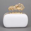 Alexander Mcqueen Knuckleduster Clutch in White - Lyst