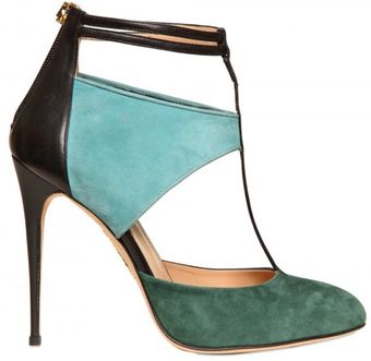 Aquazzura 110mm Suede Calfskin Sandals - Lyst