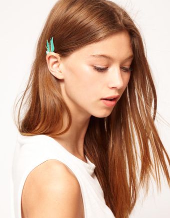 Asos Winged Ear Cuff - Lyst