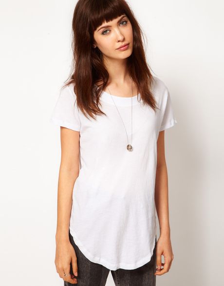 Cheap Monday Oversized Tshirt in White - Lyst