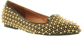 Jeffrey Campbell Martini Gold Stud Pumps - Lyst