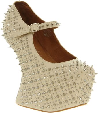 Jeffrey Campbell Prickly Nude Calf Leather - Lyst