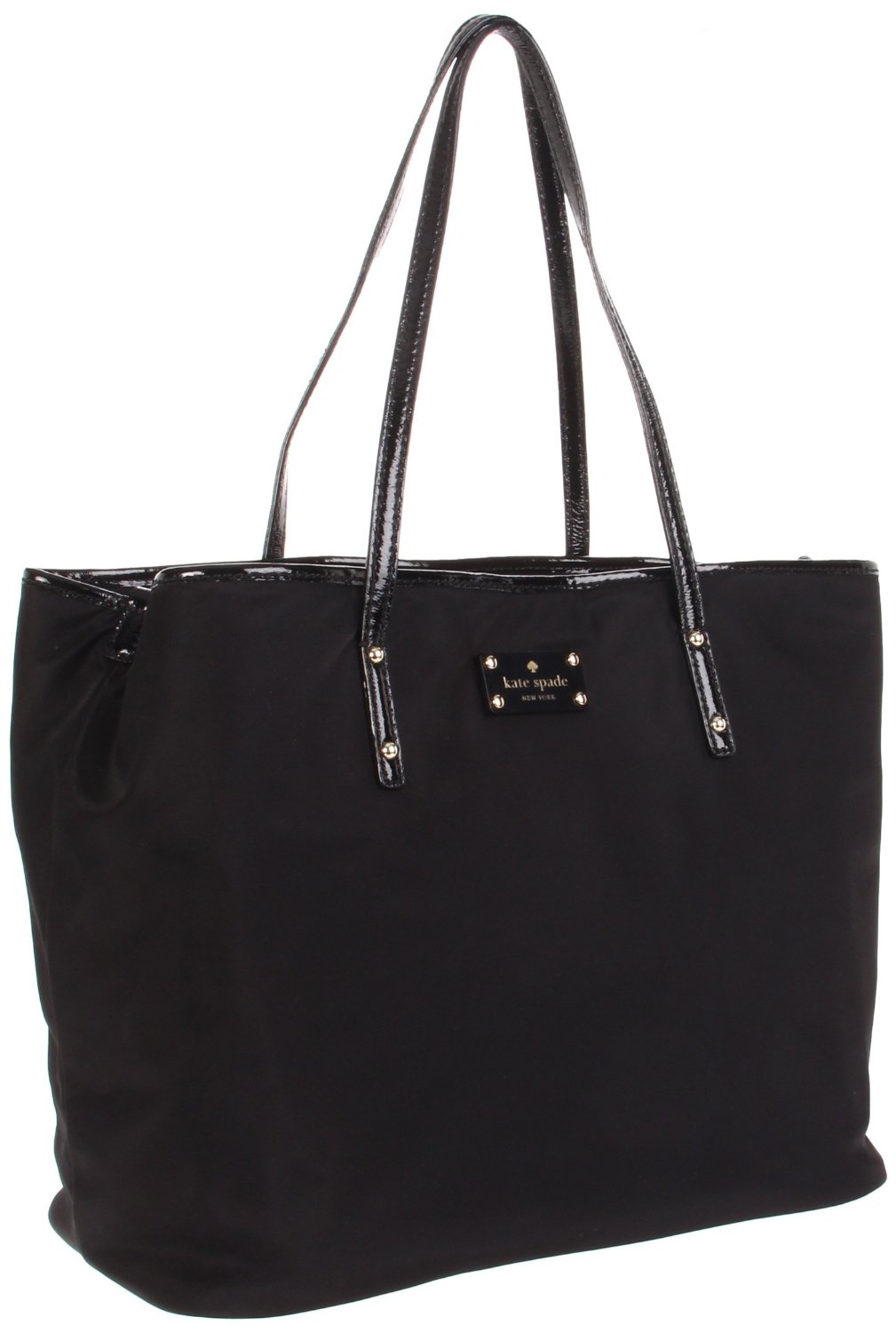 kate spade black nylon diaper bag