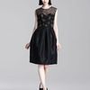 Lela Rose Lacetop Dress in Black - Lyst