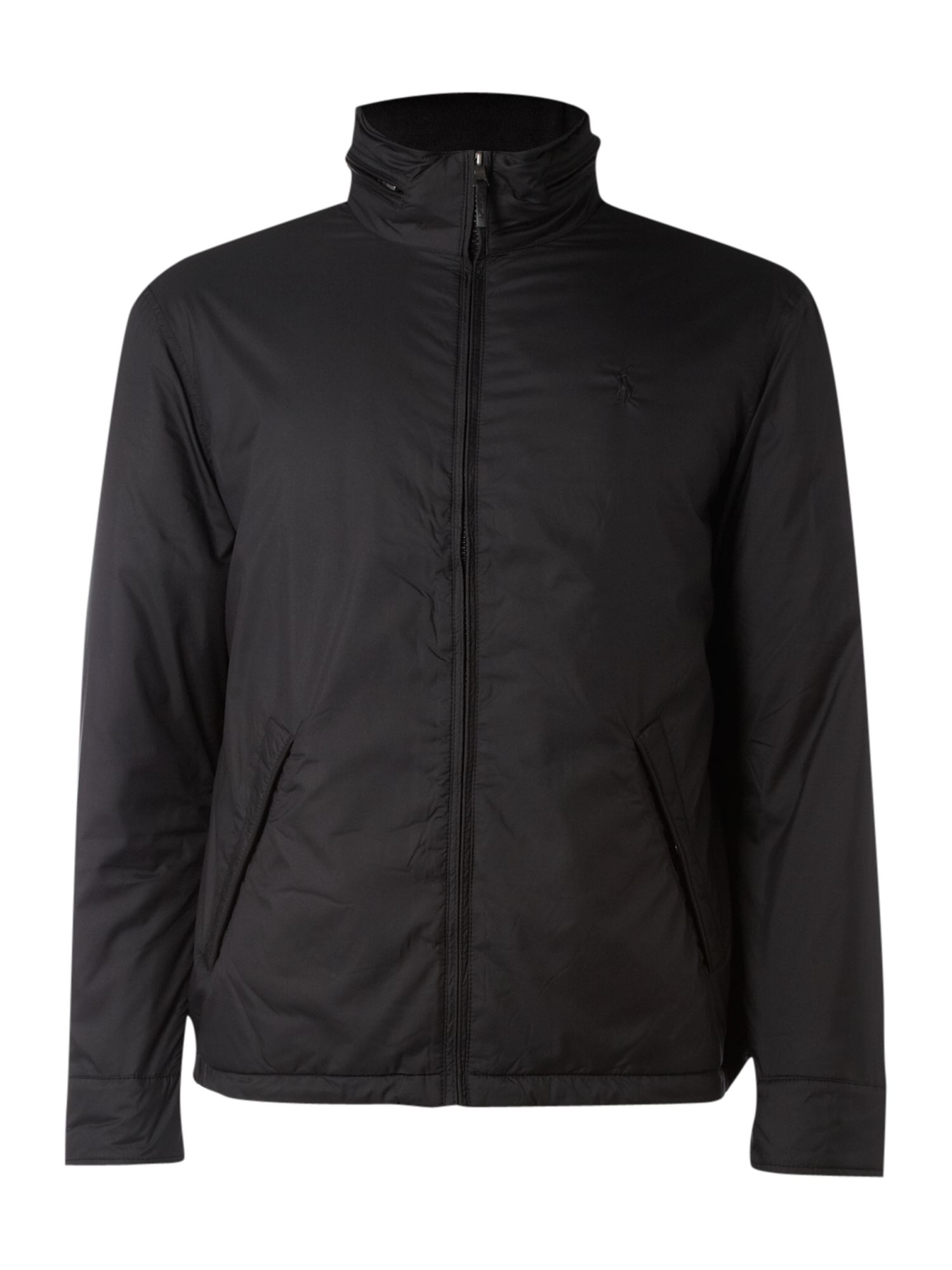 Polo Ralph Lauren Stratford Nylon Harrington Jacket in Black for Men | Lyst