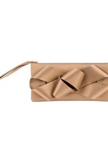 Valentino Bow Detail Clutch - Lyst