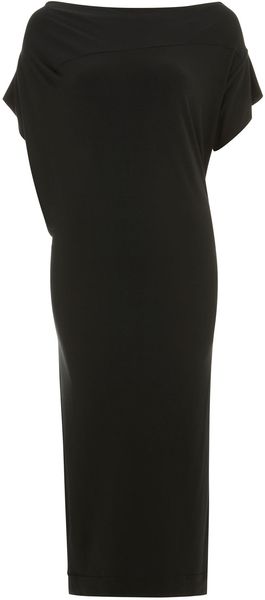 Vivienne Westwood Anglomania Black Boudicca Short Sleeve Midi Dress - Lyst