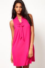 ASOS Collection Asos Swing Dress with Tie Neck