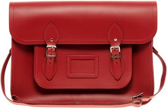 Cambridge Satchel Company Red Leather 11 Satchel - Lyst