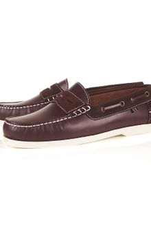 Topman Starboard Penny Boat Shoe - Lyst