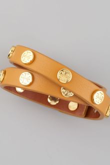 Tory Burch Logo Wrap Bracelet  - Lyst