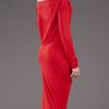 Vivienne Westwood Anglomania Toga Drape Dress in Red - Lyst