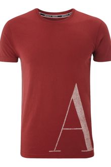 Armani Jeans Large Logo Tshirt - Lyst