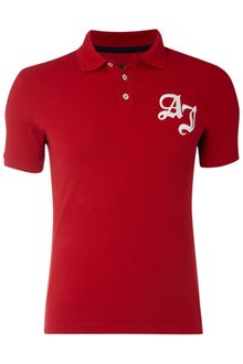 Armani Jeans Logo Polo Shirt - Lyst
