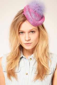 ASOS Collection Asos Feather Pom Fascinator Hat - Lyst