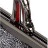 Christian Louboutin Mini Loubi Lula Glitter Finish Clutch in Silver - Lyst