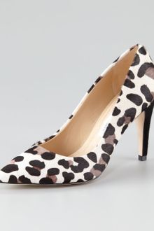 Diane Von Furstenberg Anette Leopardprint Calf Hair Pump - Lyst
