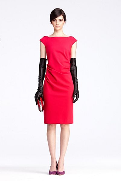 Diane Von Furstenberg Gabi Dress in Red (raspberry) - Lyst