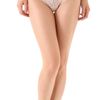 Dkny Signature Lace Table Thong in Beige (nude) - Lyst