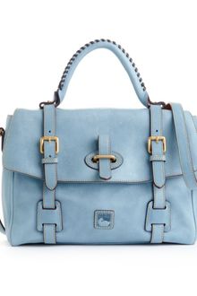 Dooney & Bourke Florentine Flap Tab Satchel - Lyst