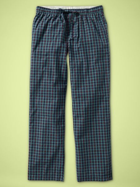 Gap Orchard Plaid Pj Bottoms in Blue for Men (navy plaid) - Lyst