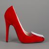 Giambattista Valli Velvet Pump with Crystals in Red - Lyst