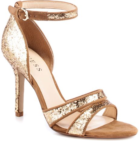 Guess Laren Texture in Gold - Lyst