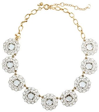 J.Crew Crystal Circle Necklace - Lyst