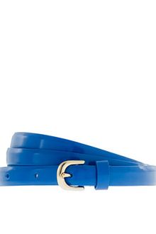 J.Crew Patent Leather Skinny Belt - Lyst
