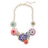 J.crew Flower Lattice Necklace in Multicolor (multi color) - Lyst
