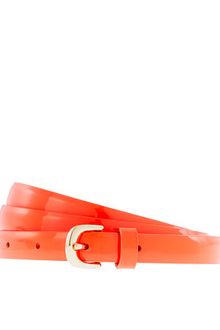 J.Crew Patent Leather Skinny Belt - Lyst
