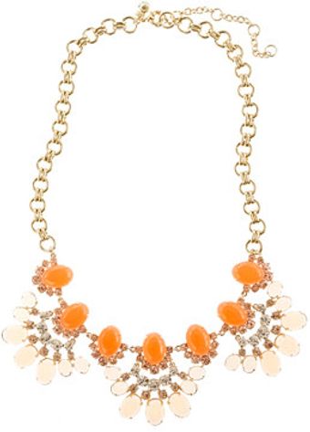 J.Crew Cabochon Fan Necklace - Lyst