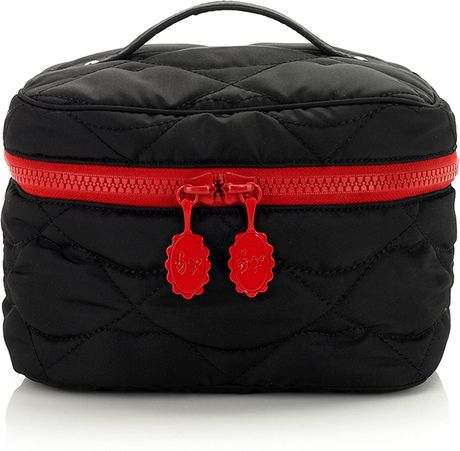 lulu guinness red lips vanity case