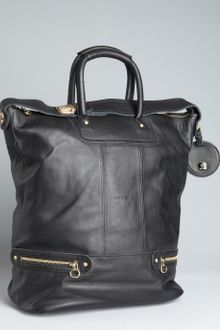 See By Chloé Black Leather Large Convertible Tote - Lyst