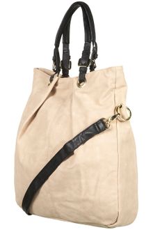 Topshop Faux Nubuck Shopper Bag - Lyst