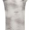 Topshop Animal Scale Tunic Tee in Gray (light grey) - Lyst