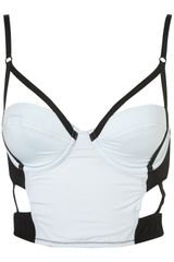 Topshop Harness Microfibre Corset