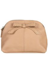 Topshop Stud Bow Makeup Bag
